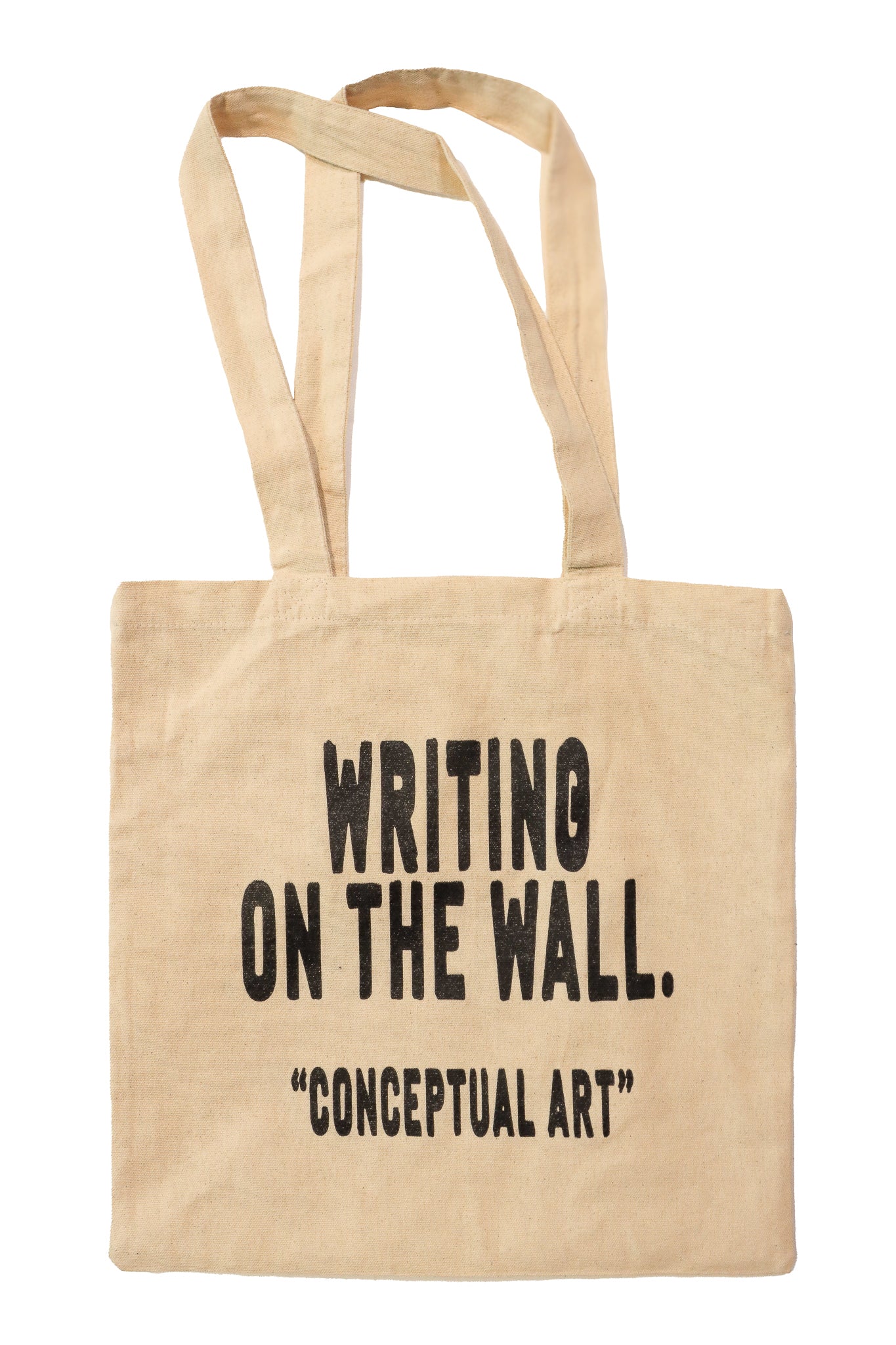 Writing on the wall tote bag